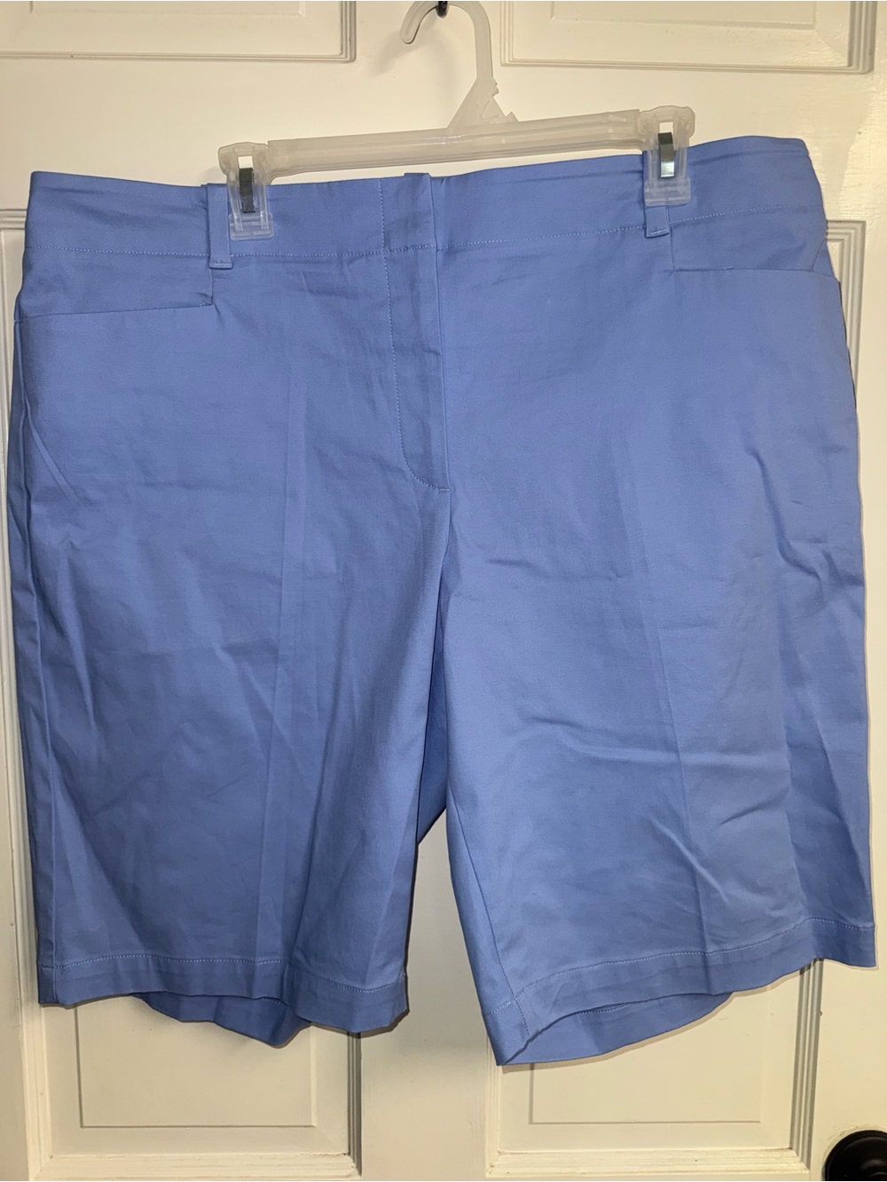 Talbots Women's Light Periwinkle Bermuda Shorts - Tailored Fit